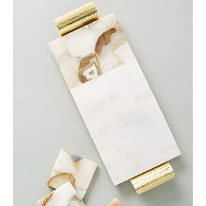 Plateau de décoration de Noël en marbre élégant et moderne Vente en gros directe d'usine Meilleure qualité Prix bas Accent de maison de vente chaude parfait - Product Image 2