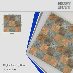 กระเบื้องปูพื้นพอร์ซเลนเกรด16x16 400x400มม. 40x40ซม. สำหรับการใช้งานกลางแจ้ง-ที่จอดรถห้องโถงห้องน้ำ - Product Image 1