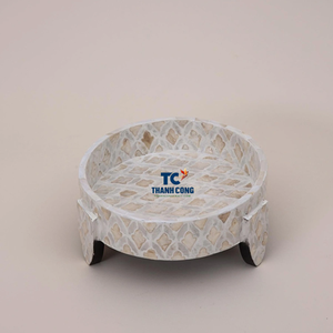 ถาดไม้ม็อบสำหรับตกแต่งถาดไม้ม็อบอบเครื่องประดับถาดเสิร์ฟมุกรุ่นใหม่ - Product Image 2