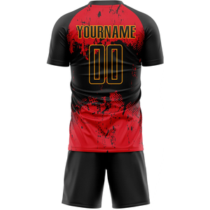 Vente directe d'usine, uniforme de football unisexe pour adultes, design personnalisé, 100% polyester, séchage rapide, meilleur prix de gros pour les vêtements de football - Product Image 6