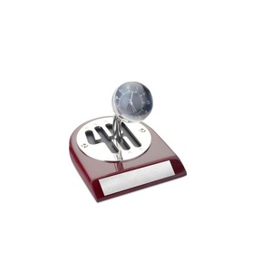 Reloj de madera con diseño de lujo en forma de engranaje 3D, organizador de escritorio y mesa, decoración del hogar, uso para la exportación desde la India - Product Image 1