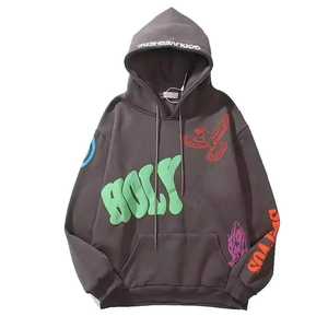 Sweat à capuche oversize pour homme, automne, 400 g/m², poids lourd, doublé, 100 % coton, écologique, respirant, personnalisé, haute qualité - Product Image 1