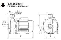 Pompe de surpression d'eau chaude SUOU PLX Circulation d'eau propre efficace et pompe de chauffage au sol