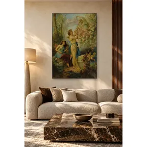 Fida Hans Zatzka Fairies Gathering Roses Impression sur toile - Product Image 3
