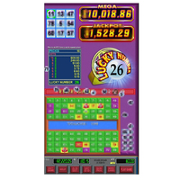 KENO 2 vertical avec numéros pour monnayeur machine d'arcade jeu vidéo fire link wms550 pog machine de jeu de plateau de jeu
