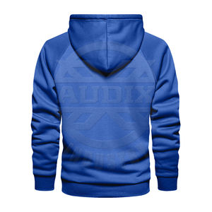 Conjunto de Sudadera con capucha de manga larga para hombre OEM Sudadera estampada de gran tamaño de invierno 100% algodón estilo cremallera negro - Product Image 6