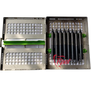 Artículo de Venta caliente Rootcare 8 piezas Quirúrgico Dental Flexible Periotome Set Tornillo de extracción Implante dental set Instrumentos quirúrgicos - Product Image 2