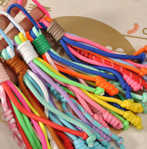 อุปกรณ์เสริมพวงกุญแจกระเป๋าเครื่องรางกระเป๋าเชือกพร้อมหัวเข็มขัดโลหะเครื่องรางกระเป๋าพาราคอร์ดหลากสีเครื่องรางกระเป๋าคาราบิเนอร์ - Product Image 4