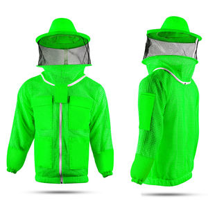 Mono de trabajo de chaqueta de apicultor ventilado profesional de diseño personalizado para apicultura con etiqueta privada - Product Image 3