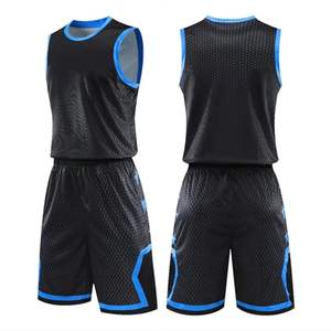 Conjunto de Camiseta de Baloncesto con Estampado por Transferencia de Calor Personalizado, MOQ Bajo, Uniforme de Equipo para Adultos, Talla Grande, Transpirable, Sin Mangas, Antibacteriano - Product Image 4