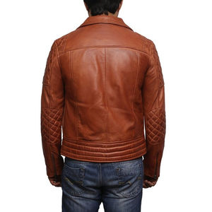 Veste de course moto en cuir personnalisée en gros, imperméable, coupe-vent, haute qualité, vêtements de motard - Product Image 6