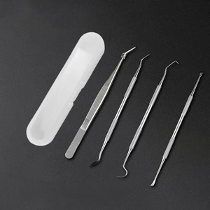 Juego de Herramientas de Limpieza Dental de Acero Inoxidable Duradero, Removedor de Sarro Manual y Pinzas para Eliminar el Sarro, Manualidades de Uñas - Product Image 2