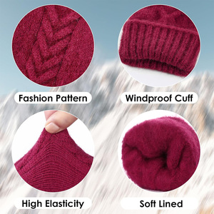 Gants d'hiver avec logo personnalisé avec fonction écran tactile Design isolé, confortable et chaud pour hommes et femmes avec personnalisation - Product Image 2