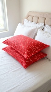 <b>Soft</b> Cotton 3D Heart Design Modern Rectangle Pillowcase Durable Washable Breathable Eco-Friendly Anti-static Customizable Home - Product Image 2