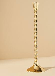 Acube Industries Handmade Gold Aluminum Metal <b>Candle</b> Holder Stand Elegant Iron Design Durable <b>Pillar</b> Candelabra Other <b>Candle</b> - Product Image 4