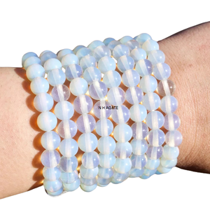 สร้อยข้อมือโอปอลจาก n H อาเกตงานหัตถกรรมหินกึ่งมีค่า - Product Image 6