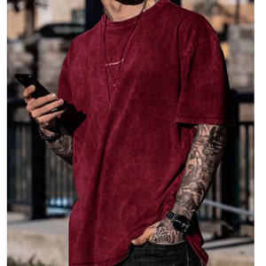 Nouvel Arrivage T-shirt Personnalisé Oversize Vintage Délavé à l'Acide Streetwear Basique Décontracté Ample - Product Image 2