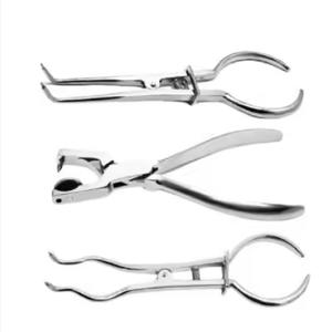 Alicates dentales de acero inoxidable alemán para endodoncia, fuente de alimentación manual, pinzas Stokes Brewer, pinzas perforadoras fabricadas en acero inoxidable - Product Image 3