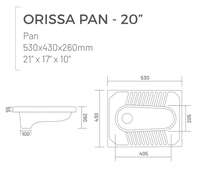 Nouveau design moderne et élégant Poêle à squat en céramique de qualité OEM pour WC Est avec P-Trap et S-Trap Drainage Prix