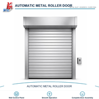 Porte à enroulement en métal robuste pour entrepôt, atelier, usine, sécurité, fonctionnement facile, porte à enroulement durable