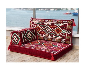 Asientos de suelo árabe Sofá de suelo árabe Piso de asiento Árabe | 90x70x10cm 3 piezas 1 Juego - Product Image 1