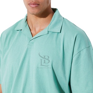Meilleur prix 2025 T-shirt polo à manches courtes pour hommes confortable fabriqué au Pakistan taille 3XL pour le golf prix de gros OEM pas cher - Product Image 2