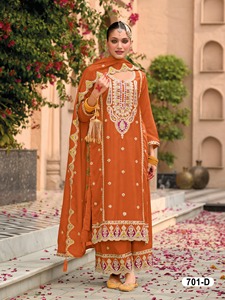 Maruti Fashion Pure Chinon 3 PC Stitched Ladies Kurti Digital Print Traditional Pakistani Wedding Wear All Seasons - Product Image 4