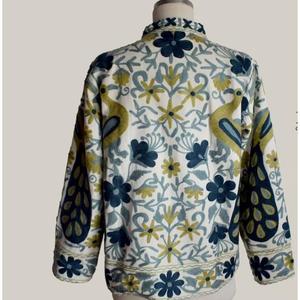 Veste d'hiver, manteau, style bohème, matelassé, réversible, vestes matelassées, coton, floral, style bohème, veste d'automne pour femmes - Product Image 3