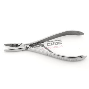 Herramientas de extensión de cabello de acero inoxidable, alicates de pelo con microcuentas, alicates para extensiones de cabello, color plateado de 7 pulgadas - Product Image 4