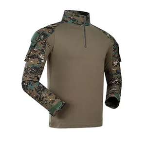 Combinaison tactique d'hiver pour homme en toile numérique Woodland, mélange de polyester, imperméable, respirante, durable, avec couche de base anti-humidité - Product Image 5