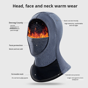 Nuevo 2025 calidad profesional mujeres hombres pasamontañas fino 3 agujeros cara completa 00% poliéster logotipo personalizado esquí de invierno - Product Image 3