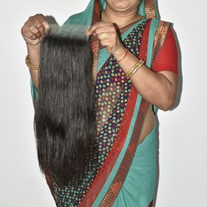 Cheveux humains Moon Hair d'origine, fermeture HD droite, douce et soyeuse, produit de marque indien de qualité supérieure, disponible à la vente - Product Image 4