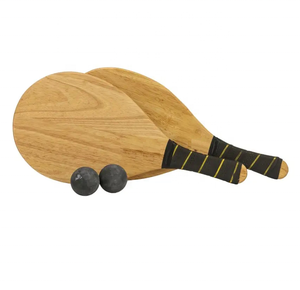 Juego de Frescobol Carioca con Raquetas de Madera (Madera de Mango, Tamaño Personalizado) - Coleccionable - Product Image 6