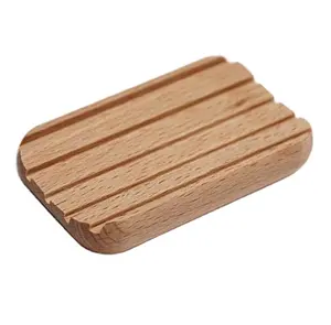 方形木质肥皂碟最低成本厨房家用浴室肥皂碟低成本木质肥皂托盘