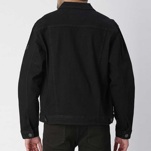 เสื้อแจ็กเก็ตยีนส์สำหรับผู้ชายกันลมกันน้ำสไตล์วินเทจทรงสลิมฟิต - Product Image 4