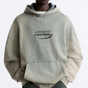 Sudaderas con Capucha de Poliéster/Algodón, Estilo Sencillo para Invierno, con Estampado Digital y Detalles con Cuentas - Product Image 1