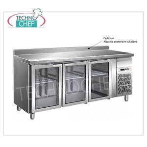 Equipo de Refrigeración Comercial Forcar G-GN3100TNG, 417 Litros, 3 Puertas de Vidrio, Temperatura Controlada Modelo Refrigerado Ventilado -2/+8C - Product Image 2