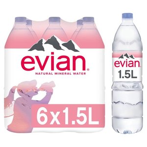 Agua de manantial natural Virgil Evian a la venta - Product Image 4