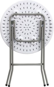 Mesa de Comedor Redonda Plegable de HDPE al por Mayor, Portátil, para Banquetes, Interior/Exterior, <span class=keywords><strong>Bistro</strong></span> - Product Image 6