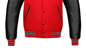 Veste universitaire personnalisable OEM, écologique, coupe-vent, élégante, style streetwear, polyester-coton, pour homme - Product Image 4