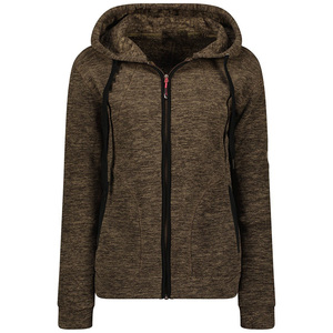 Veste spéciale d'hiver en polaire à fermeture éclair complète classique pour femmes veste respirante lourde confortable avec logo personnalisé - Product Image 2