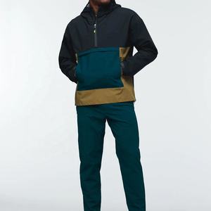 แจ็กเก็ตมีซิปไซส์ใหญ่พิเศษสำหรับผู้ชายเสื้อกันลมแนววินเทจกลางแจ้งกันน้ำทำจากโพลีเอสเตอร์ - Product Image 2