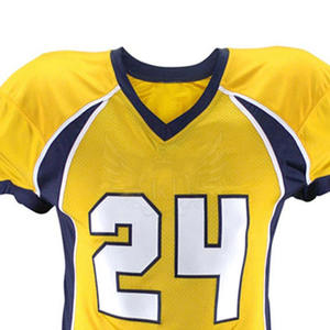 2024 vente en gros uniformes de Football américain pour hommes maillot à manches courtes de haute qualité et ensemble de pantalons utilisation sportive avec motif numérique - Product Image 4