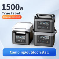 Eg014-3 1500W ODM/OEM Station d'alimentation multifonctionnelle pour le camping à énergie solaire LiFePO4 avec entrée USB-C AC/DC certifiée CE/FCC