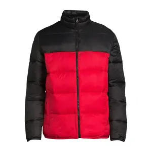 Men OEM Classic Work Puffy High Quality Puffer Jacket Full Sleeve Winter Outdoor Fashion Puffer Jackets