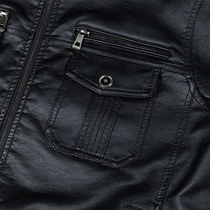 Black Color Genuine <b>Leather</b> <b>Jacket</b> Men for <b>Cafe</b> <b>Racer</b> Vintage Casual <b>Jackets</b> All Sizes with Customized Logo <b>jacket</b> for men - Product Image 2