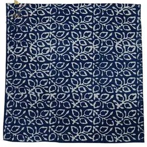 Block Printed Cloth Napkin 100% Cotton Floral Design Indian Cotton Napkins 18x18inch Azo Free OEM