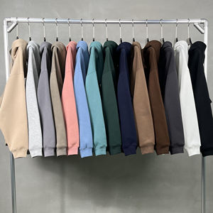 Vestes pour hommes en velours 350G de haute qualité avec fermeture éclair métallique 2026, manches longues, capuche zippée et poignets côtelés, personnalisables - Product Image 3