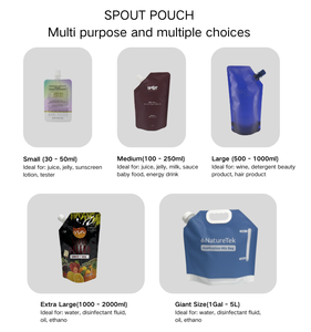 Custom Size Stand up Pouch <b>Food</b> Grade Liquid Packaging Pet Deodorizing Shampoo & Hair Conditioner - Product Image 6