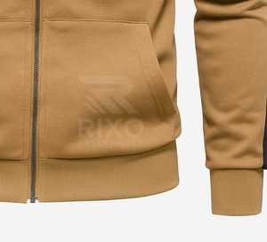 Chaqueta de Lona para Hombre con Cierre, Secado Rápido, Transpirable, Ligera, Resistente al Viento, Cuello Alto, Informal, Deportiva, 100% Poliéster, OEM - Product Image 5